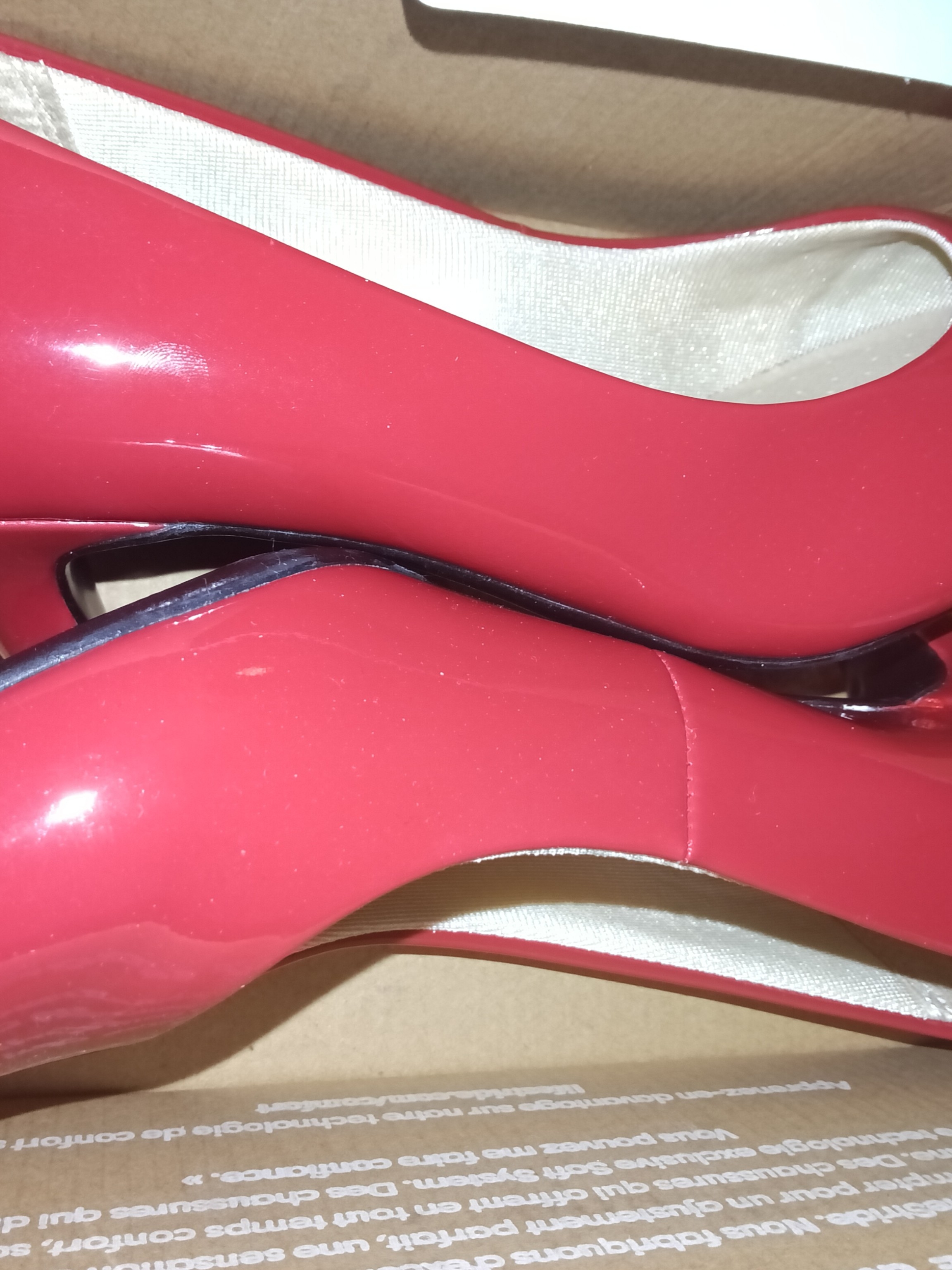 Life Stride Red Patent Mid-Heel Pumps — image 3 of 3